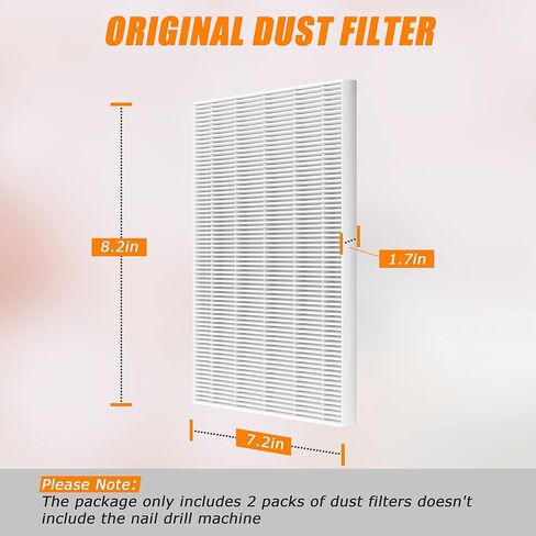 Professional Nail Dust Collector, Adjustable Nail Dust Collector for Acrylic Nails , Electric Nail Vacuum Fan, Low Noise, Dust Collector for Nail Polishing &Salon.White. in Kuwait