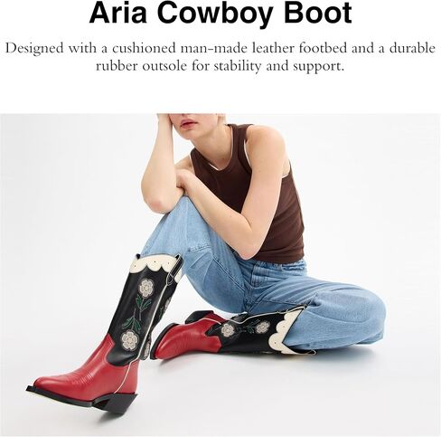 Coach Women's Aria Tall Cowboy Boot Fashion in Saudi Arabia