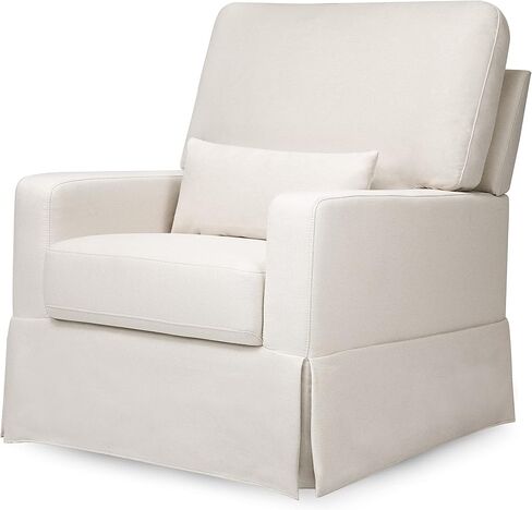 تحمل الاسم نفسه Crawford Pillowback Comfort Swivel Glider في Green Gingham ، طارد المياه ومقاومة للبقع ، Greenguard Gold & Certipur-US معتمد in Kuwait