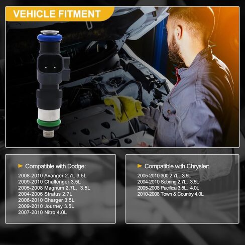 0280158020 حاقن الوقود 6 قطع 4 فتحات متوافق مع دودج جيب ميتسوبيشي 3.7L V6 in Saudi Arabia