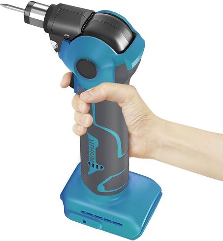 Cordless Palm Nailer Compatible with Makita 18V Battery,14000 RPM Brushless Motor, 0°-90° Adjustable Head with Magnetic Tip,Auto Hammer for Framing, Joist Hangers, Roofing & Tight Spaces (NO Battery) in Saudi Arabia