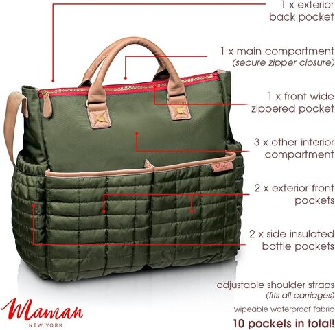 Designer Diaper Bag With Matching Changing Pad in Kuwait