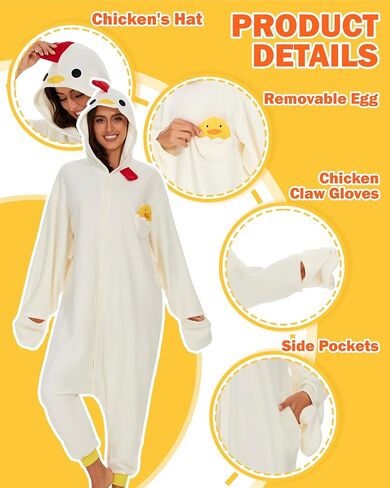 CANASOUR Halloween Custume Adult Anime Unisex Cow Polyster Women's Onesie Costume in Kuwait