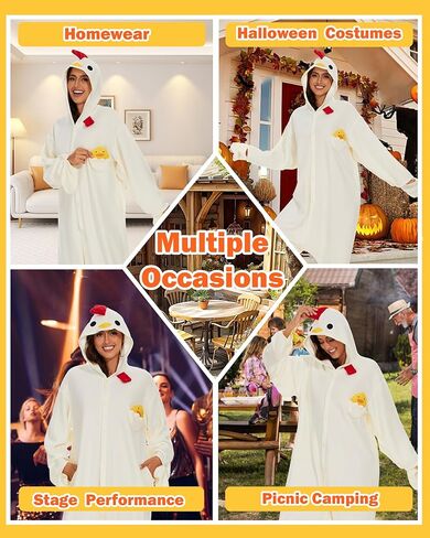 CANASOUR Halloween Custume Adult Anime Unisex Cow Polyster Women's Onesie Costume in Kuwait