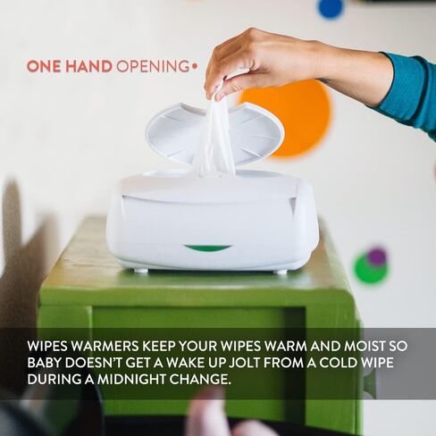 Prince Lionheart Ultimate Wipes Warmer with an Integrated Nightlight |Pop-Up Wipe Access & Ever Fresh Pillowcase, 2.4 Ounce in Saudi Arabia