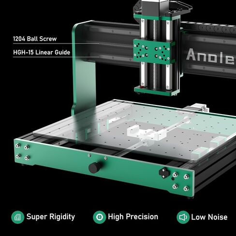 آلة التوجيه CNC 4030-EVO Ultra 2 ، All-Metal XYZ Axis أدلة خطي مزدوج الفولاذ ومسامير الكرة مع 800 واط التوجيه للمعاد in Kuwait