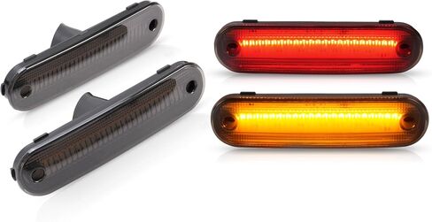 HECASA LED Side Marker Lights Compatible with 1990-2005 Mazda Miata & Mazda MX-5 Replacement for NA01515FX 8BN151120 MA2550107 MA2551107 Bumper Signal Lamps 4Pcs (Clear Lens, White LED) in Saudi Arabia