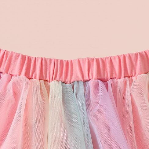 Toddler Fall Outfits Birthday Girl Embroidery Sweatshirt Tops + Princess Mesh Tutu Skirt Kids Birthday Dress Clothes in Kuwait