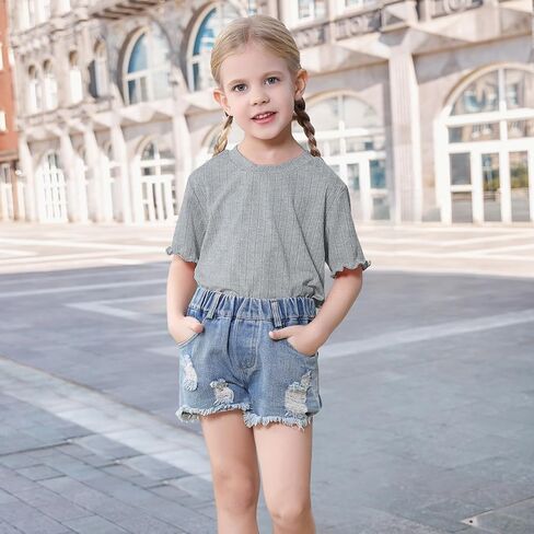 حلم حافلة 3 حزمة طفلة صغار القمصان التي تربط القمصان طفلة قصيرة الأكمام تي شيرت قمم صغيرة الفتاة أقل in Kuwait