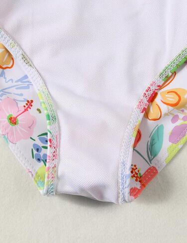 Toddler Girls Swimsuit Fruit Print Swimwear Kids Two Piece Bathing Suits Bowknot Beach Bikini Set 12M-5T in Saudi Arabia