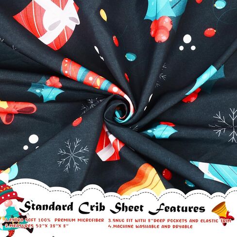 Halloween Crib Sheets, Fitted Crib Sheet with Cat, Pumpkin, Ghosts, Bat, Crow, and Spider, Measuring 52'' x 28'' to fit Standard Crib & Toddler Mattresses, Yellow in Saudi Arabia
