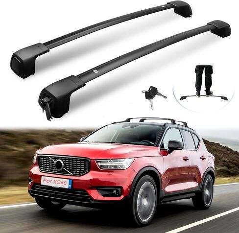 قضبان متقاطعة لأرفف السقف المُحدثة لسيارة Audi Q3 2015-2018، وقضبان متقاطعة قابلة للقفل، وقضبان سقف مضادة للسرقة للشحن على السطح والعتاد الخارجي in Saudi Arabia