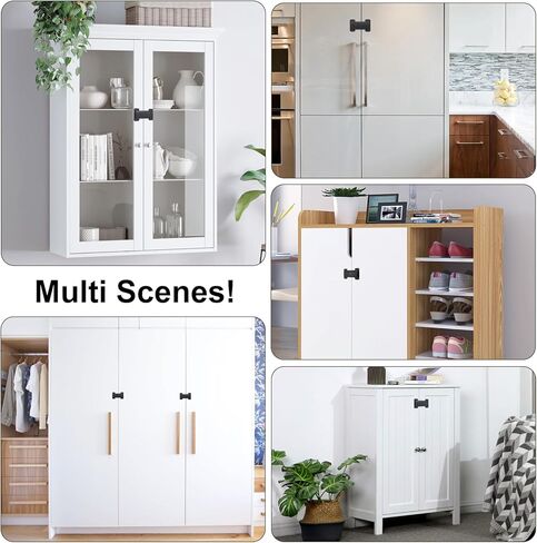 Fridge Locks for Kids, Child Proof Refrigerator Lock, Baby Safety French Fridge Door Lock, Child Cabinet Locks with Strong 3M Adhesive, No Drill, Tool-Free Install (1 Pack, Black) in Kuwait