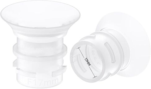 eufy Original 27mm Flange (2-Pack), Replacement Accessories for Wearable Breast Pump S1/S1 Pro, HeatFlow™ Technology, Food-Grade Silicone, Durable, Comfortable, Ergonomic Fit in Kuwait