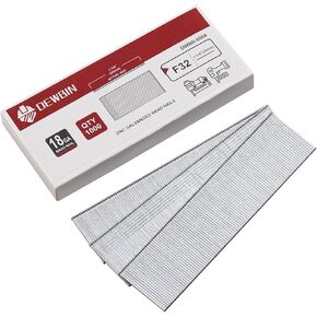 18 Gauge Brad Nails ، 1000 Counts 1-1/4 inch 18 Ga Brad Nails ، مسامير مجلفنة للمسدس الأظافر ، وإنهاء مسدس الأظافر للهواء المضغوط ، مسدس براد الكهربائي.