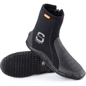 Neoprene Dive Boots Zippered Premium 3mm 5mm with Anti-Slip Sole for Water Sports Scuba Diving Snorkeling Rafting Kayaking Windsurfing