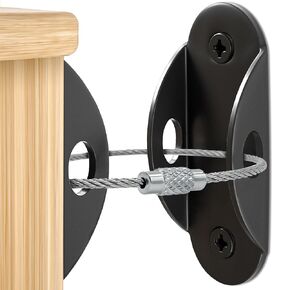Furniture Anchors (2 Pack), Anti Tip Furniture Anchors Furniture Straps, 400lbs Tension Earthquake Resistant Metal Straps, Furniture Wall Anchor Prevent Baby Pet from Falling Furniture