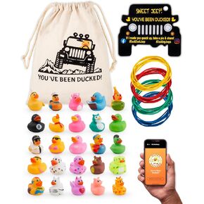 15 حزمة البط جيب للبط - 2.4 بوصة بطة مطاطية لمحبي جيب ، لعبة حمام الطفل ، البط الصغير لسيارات الجيب ، ألعاب الاستحمام الممتعة للأطفال ، هدايا جيب ، البط المطاطي بكميات كبيرة in Kuwait