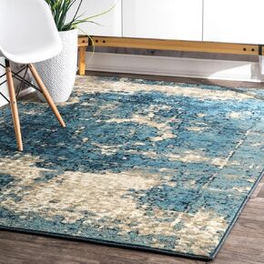 nuLOOM Vintage Lindsy Runner Rug, 2' 8" x 12', Blue