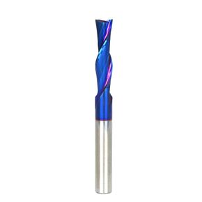 2pcs أجهزة التوجيه CNC البتات صلبة كربيد سوبرون المغلفة المغلفة upcut 1/4 بوصة شانك 1/4 بوصة القطع قطرها U2130BC