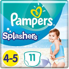 Pampers Splashers Size 4-5 9-15 kg Disposable Swim Diapers for Optimal Protection in Water, 11 Pieces