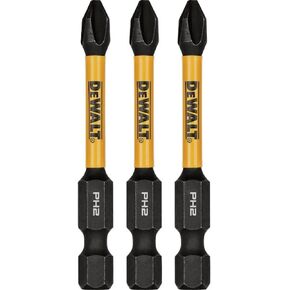 DW FLEXTORQ 3PK 2.25IN BITS FOR PH2