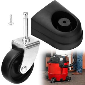 551016110 & 551007106 Caster and Foot for Craftsman 2517608, 12512009, 12512008 Vacuum Wet/Dry Vac Cas-ters, Smooth-Rolling, Easy Installation