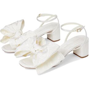 Loeffler Randall Women's Carmen Mid Heel Bow Sandals Pump
