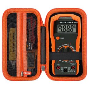 Aproca Portable Hard Storage Case, for Klein Tools MM325 Multimeter Digital Manual-Ranging Voltage Tester and Accessories