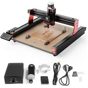 CNC Router Machine TTC450 Pro with 500W Spinddle Motor for Woodworking, Upgraded 3-Axis Milling Machine with Integrated Control Box Speed Adjustment Button, for DIY Engraving, CNC Engraving
