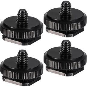 4 PCS 1/4 بوصة مسامير محول الكاميرا ، برغي تركيب الكاميرا ، ينطبق على حوامل الأحذية الساخنة متعددة الاستخدام