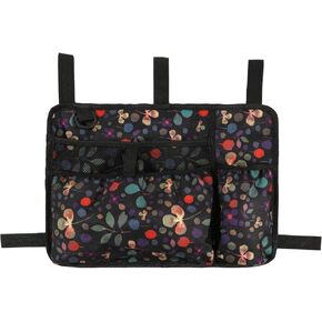 Stroller Accessory Organizer Bag, Folds Flat for Storage, Multiple Uses for Wheelchairs and Strollers, by Leaf (Clover)