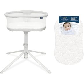HALO 3.0 BassiNest Swivel Sleeper and DreamWeave Breathable Mesh BassiNest Replacement Pad (Bundle)