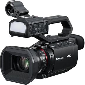 Panasonic X2100 4K Camcorder for Directors, Wide Angle Telephoto Lens with 24X Zoom, Hybrid O.I.S.,Lightweight Heat Dispersing Design, Detachable Handle - HC-X2100