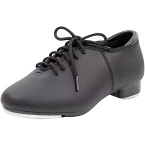 ARCLIBER Lace Up Tap Shoes PU Leather Tap Dance Shoes for Women and Men