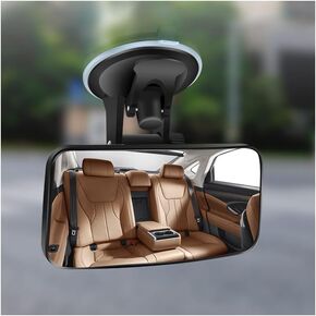 Baby Car Mirror,HD&Wide Angle Suction Cup Baby Mirrory with 360° Adjustable,Universal Car Seat Mirror Rear Facing Interior Accessories Fits Truck SUV