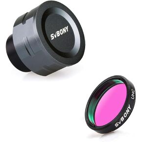 SVBONY SV105 Telescope Camera,1.25 inch CMOS Color Electronic Eyepiece, Bundle with 1.25 inches UHC Filter Astrophotography