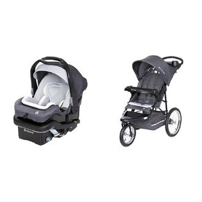 Baby Trend Secure-Lift 35 مقعد سيارة للرضع وحزمة الركض ، Dash Gray