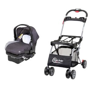 Baby Trend EZ-LIFT 35 بالإضافة إلى مقعد سيارة للرضع ، Liberty Gray & Snap N Go Ex Polyester خفيفة الوزن طيبة شاملة مقعد للطفل