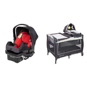 Baby Trend خفيفة الوزن EZ-LIFT بالإضافة إلى 35 مقعد سيارة للرضع و LIL 'SNOOZE Deluxe II Center Bundle
