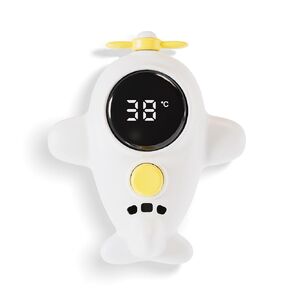 Baby Bath Thermometer with Fun Spraying Feature – A Floating Bath Toy with 3-Color Backlight for Infants (Celsius Display)