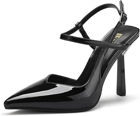 idifu in4 الكعوب المربوطة للنساء الخنجرات عالية المضخات المدببة المغلقة من اصبع القدم المثيرة strappy كعبا من النساء اللباس للعروس ليلة حفلة موسيقية أنيقة مريحة حزام الكاحل مريحة in Kuwait
