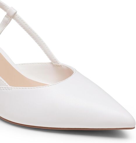 DREAM PAIRS Women's Slingback Kitten Heels Closed Pointed Toe Low Stiletto Heels Dress Bridal Party Wedding Pumps Shoes in Saudi Arabia