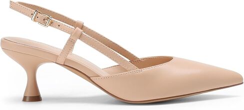 DREAM PAIRS Women's Slingback Kitten Heels Closed Pointed Toe Low Stiletto Heels Dress Bridal Party Wedding Pumps Shoes in Saudi Arabia