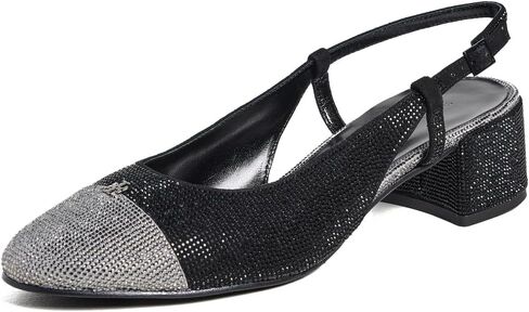 Tory Burch Women's Cap Toe Pave Slingback Heels 45mm in Saudi Arabia