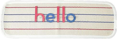 UKELER Kids Rug Montessori Mat Children Playing Mat for Nursery Cotton Montessori Working Rug Suitable for Uppercase Letters, 23.6''×31.5'', Stripes in Kuwait