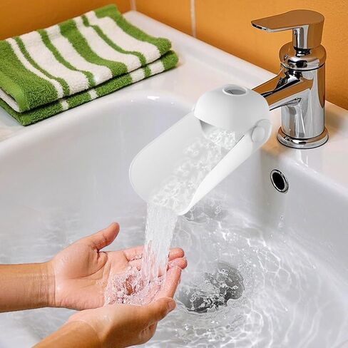 KOMIDK Faucet Extender for Bathroom Sink Faucet Extender for Toddlers Bathroom Sink Kitchen Bathtub (Grey) in Saudi Arabia