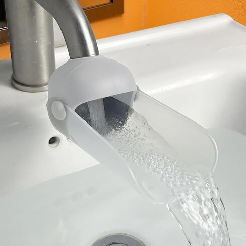 KOMIDK Faucet Extender for Bathroom Sink Faucet Extender for Toddlers Bathroom Sink Kitchen Bathtub (Grey) in Saudi Arabia