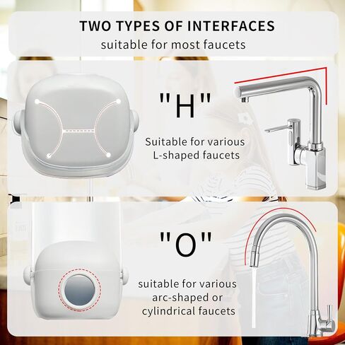 KOMIDK Faucet Extender for Bathroom Sink Faucet Extender for Toddlers Bathroom Sink Kitchen Bathtub (Grey) in Saudi Arabia