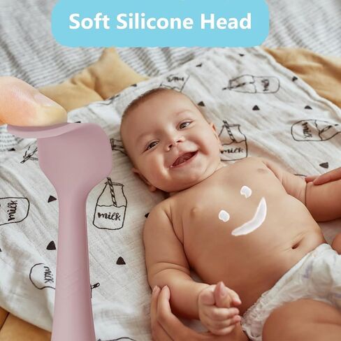 Diaper Cream Spatula Applicator, 3 Pack Butt Paste Spatula Diaper Cream Brush for Newborn Baby in Saudi Arabia
